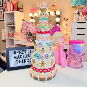 Festive Gingerbread Christmas Tree Decoration